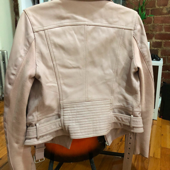 BCBG MAX AZRIA Leather Moto Jacket - Picture 10 of 12